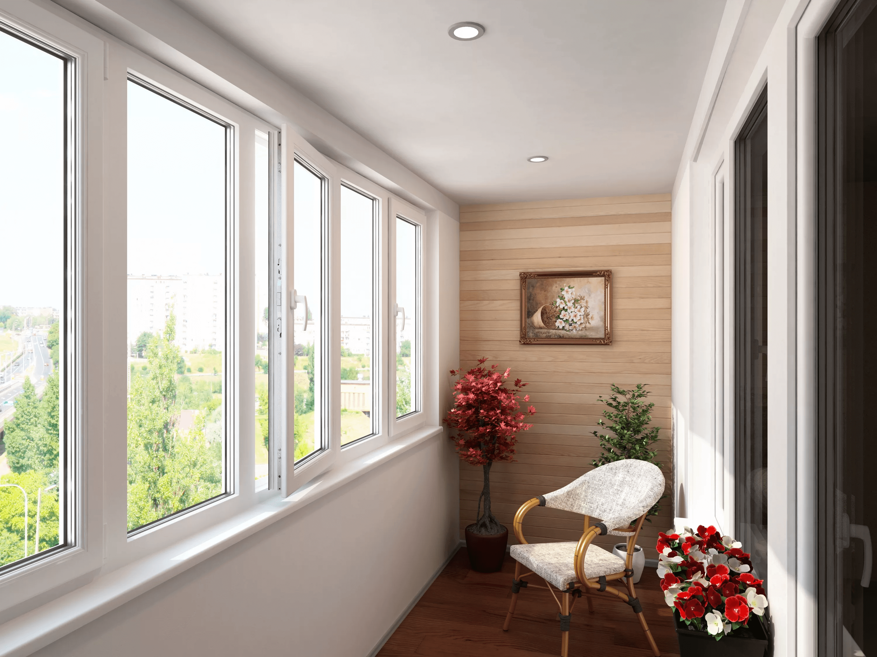 Теплое остекление балконов и лоджий в Молдове